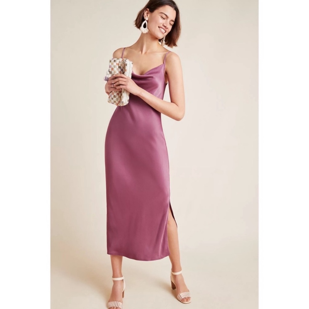 Anthropologie Bias Slip Dress